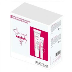 Pachet, Crema Sensibio Legere Light 40 ml si Sensibio H2O, 250 ml, Bioderma